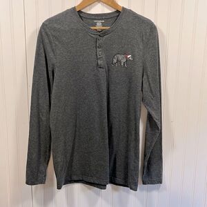 Lucky Brand long sleeve pajama shirt